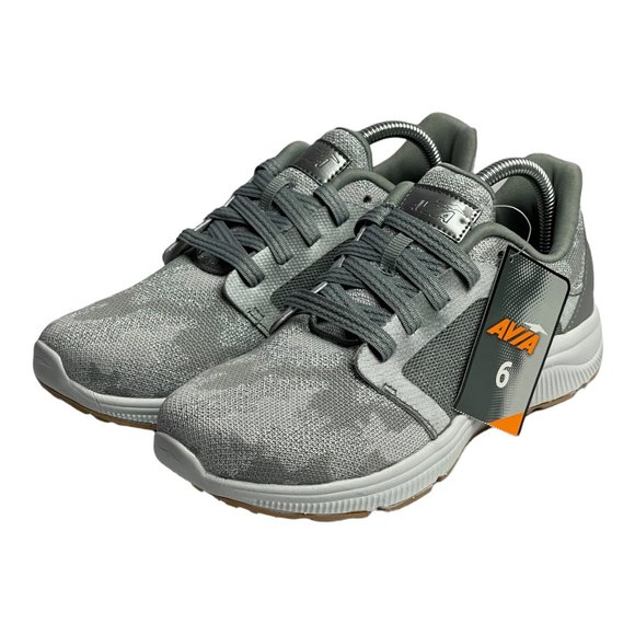 Avia Women's Deluxe Trainer Gray/Camouflage Sneakers - New with Tags - Picture 2 of 11